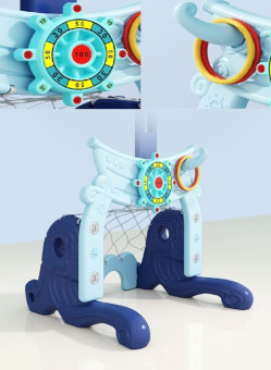 Стойка баскетбольная Perfetto Sport Морская PS-075-B (синий)