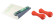 Набор для фитнеса Sundays Fitness Набор гантелей IR92004-D 2х2кг + Коврик Feather IR97567 (красный)