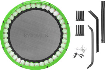 Батут Sundays D121 (зеленый, с ручкой)