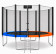 Батут AMETIST PRO Outside D435-14FT (Blue, Orange)