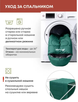 Спальный мешок RSP Lager 250 R (220x75см, молния справа)