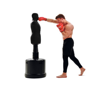 Манекен DFC Boxing Punching Man-Medium TLS-BB (черный)