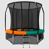 Батут Scholle Space Twin 10FT (зеленый-оранжевый)