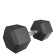 Гантели гексагональные обрезиненные UNIX Fit (20 кг, 2 шт)