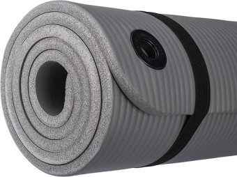 Набор для фитнеса Sundays Fitness Валик IR97435B + Коврик IR97506 (розовый, серый)