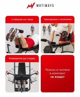 Скамья под штангу Motiways YC410251