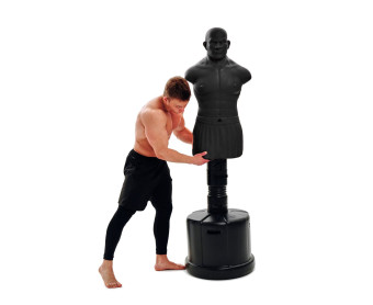 Манекен DFC Boxing Punching Man-Heavy TLS-AB (черный)