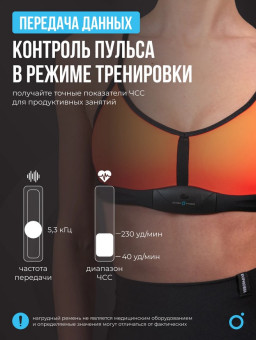 Нагрудный датчик пульса OXYGEN FITNESS SENSE