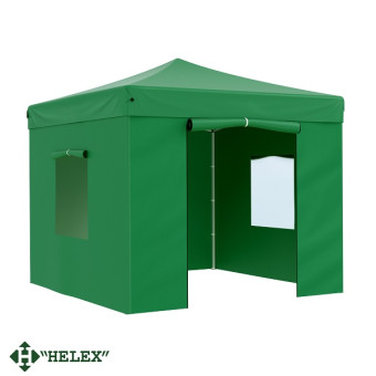 Тент-шатер быстросборный Helex 24331 3x3х3м полиэстер (зеленый)