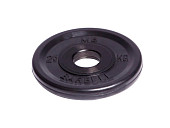 Диск олимпийский Barbell d51 мм (черный, 2.5 кг)