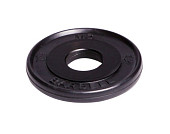 Диск олимпийский Barbell d51 мм (чёрный, 1,25 кг)