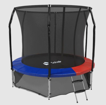 Батут Scholle Space Twin 8FT (красный-синий)