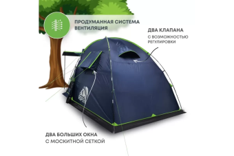 Палатка кемпинговая RSP Sharl 3 (синий)