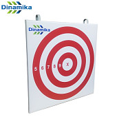 Щит для метания навесной Dinamika №3 ZSO-002341, 70x70 см (белый-красный)