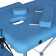 Массажный стол DFC NIRVANA Elegant LUXE (светло-голубой)