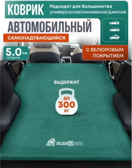 Самонадувающийся коврик RSP Velour 50 Auto (зелёный)