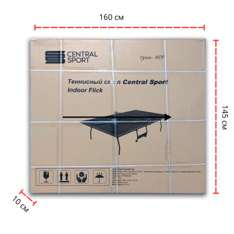 Теннисный стол Central Sport Indoor Flick (blue) с сеткой