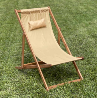 Кресло-шезлонг DYATEL сиденье из ткани сосна (цвет дуб)