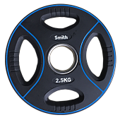 Диск для штанги Smith PUWP12-2,5 полиуретановый d51мм (2.5кг)