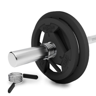 Диск олимпийский BRONZE GYM обрезиненный (10 кг)