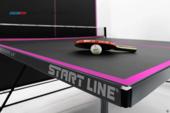 Стол теннисный Start Line Compact-2 LX Всепогодный (Черный)