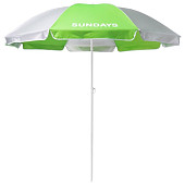 Зонт пляжный Sundays HYB1812 (зеленый-серебро)