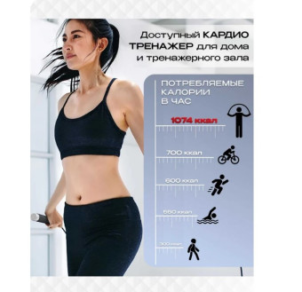 Скакалка PROIRON ПРОФИ ПРО1201 (с подшипником, черная)