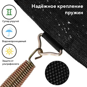 Батут PERFETTO SPORT PREMIUM STRONG 8 (диаметр 2,4м, зеленый)