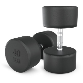 Гантели круглые обрезиненные UNIX Fit PRO (40 кг, 2 шт)