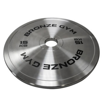 Диск олимпийский BRONZE GYM стальной (15 кг)