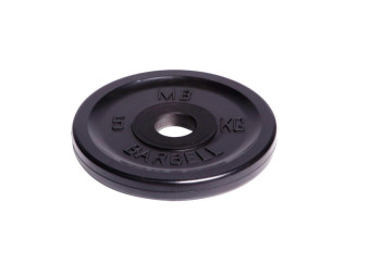 Диск олимпийский Barbell d51 мм (черный, 5 кг)