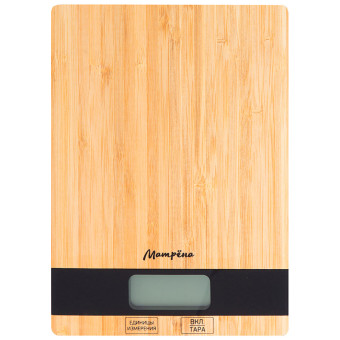 Весы кухонные электронные МА-039 (бамбук)