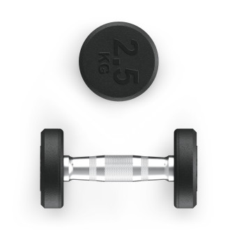 Гантели круглые обрезиненные UNIX Fit PRO (2.5 кг, 2 шт)