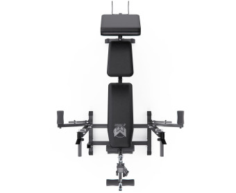 Скамья со стойками под штангу DFC GYRONETICS GN008 (с партой для бицепса)