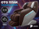 Массажное кресло OTO TITAN (коричневый)
