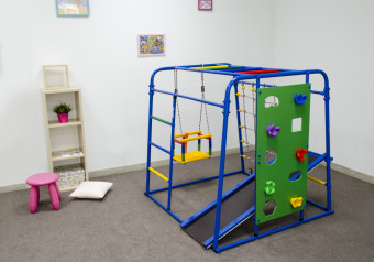 Детский спортивный комплекс Формула здоровья Start baby 2 Плюс (синий-радуга)