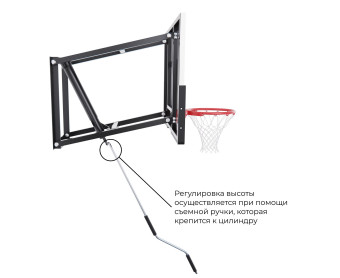 Баскетбольный щит DFC PC2MM110