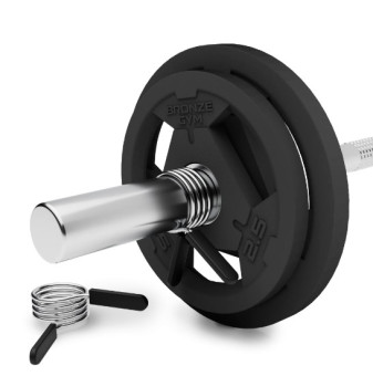 Диск олимпийский BRONZE GYM обрезиненный (20 кг)