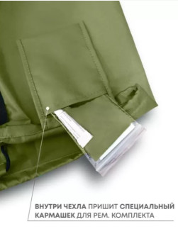Самонадувающийся коврик RSP Velour 38 (оливково-зеленый)