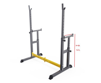 Стойка для штанги с подстраховкой DFC Y-GYM TF-62