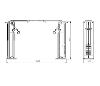 Кроссовер Central Sport Pro, AR081.2х75 (на базе блочной рамы, стек 2х75)