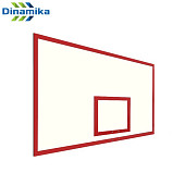 Баскетбольный щит Dinamika ZSO-002096, фанера (красная разметка)