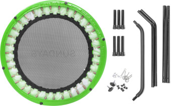 Батут Sundays D101 (зеленый, с ручкой)