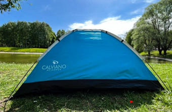 Палатка туристическая Сalviano ACAMPER Domepack 2 (бирюзовый)