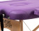 Массажный стол Atlas Sport складной 2-с деревянный 60 см. + сумка (фиолетовый)