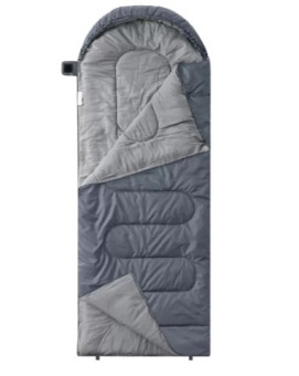 Спальный мешок RSP Sleep 350 R (серый, 220x80см, молния справа)