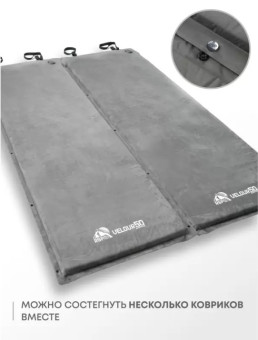 Самонадувающийся коврик RSP Velour 50 (серый)