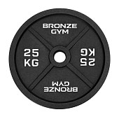 Диск олимпийский BRONZE GYM чугунный (25 кг)
