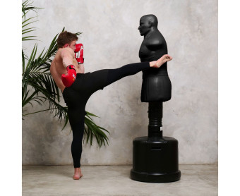 Манекен DFC Boxing Punching Man-Heavy TLS-AB (черный)