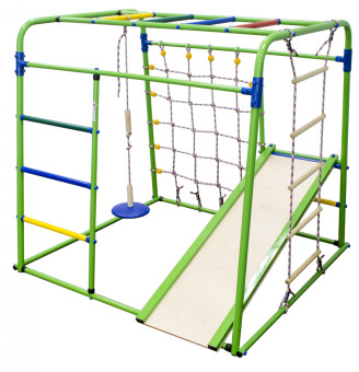 Детский спортивный комплекс Формула здоровья Start baby 1 Плюс (салатовый-радуга)